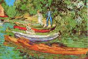 Vincent Van Gogh Bank of the Oise at Auvers painting